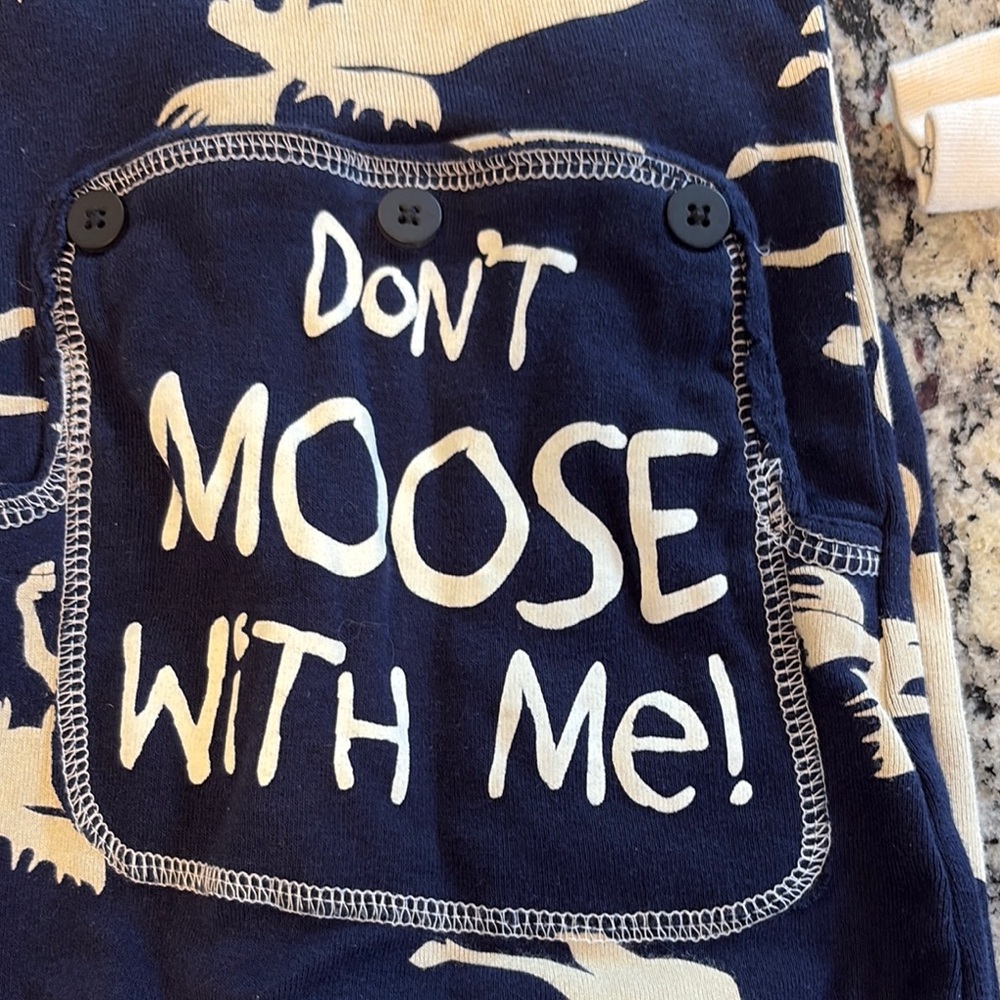 Lazy One Moose Button Sleeper - Picture 6 of 6